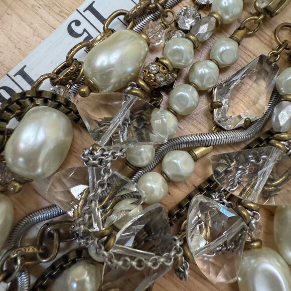 Silpada K&R Collection "Practical Pearls" Convertible Multi-Strand Necklace With - Picture 11 of 13